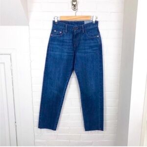 {Levi’s} Selvedge Big E Cropped High Rise Jean